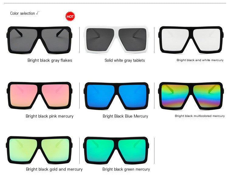 Fashionable Oversized Sunglasses for Women
