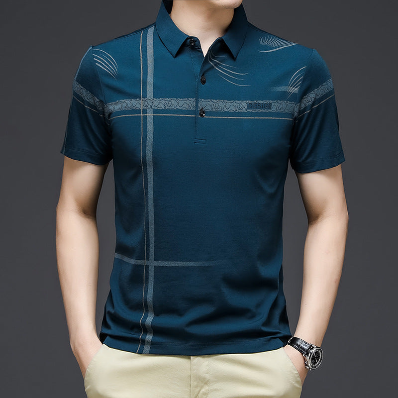 Men's Short Sleeve Polo Shirt for Summer 2022