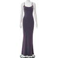 Slim Peach Fishtail Sleeveless Dress for Women