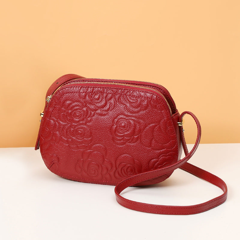 Ladies Luxury Genuine Leather Messenger Tote Bag 2022