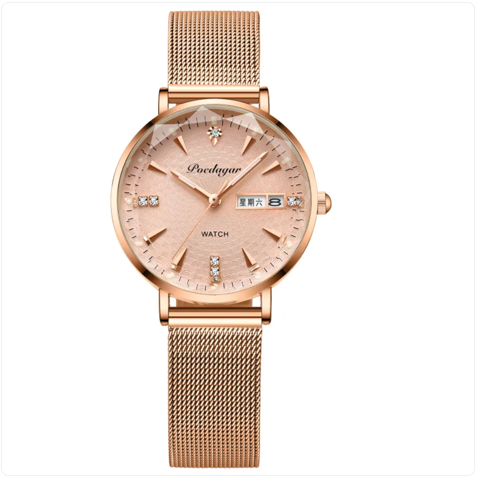 The Calendrier Dual-Display Quartz Watch | Evarisluxe