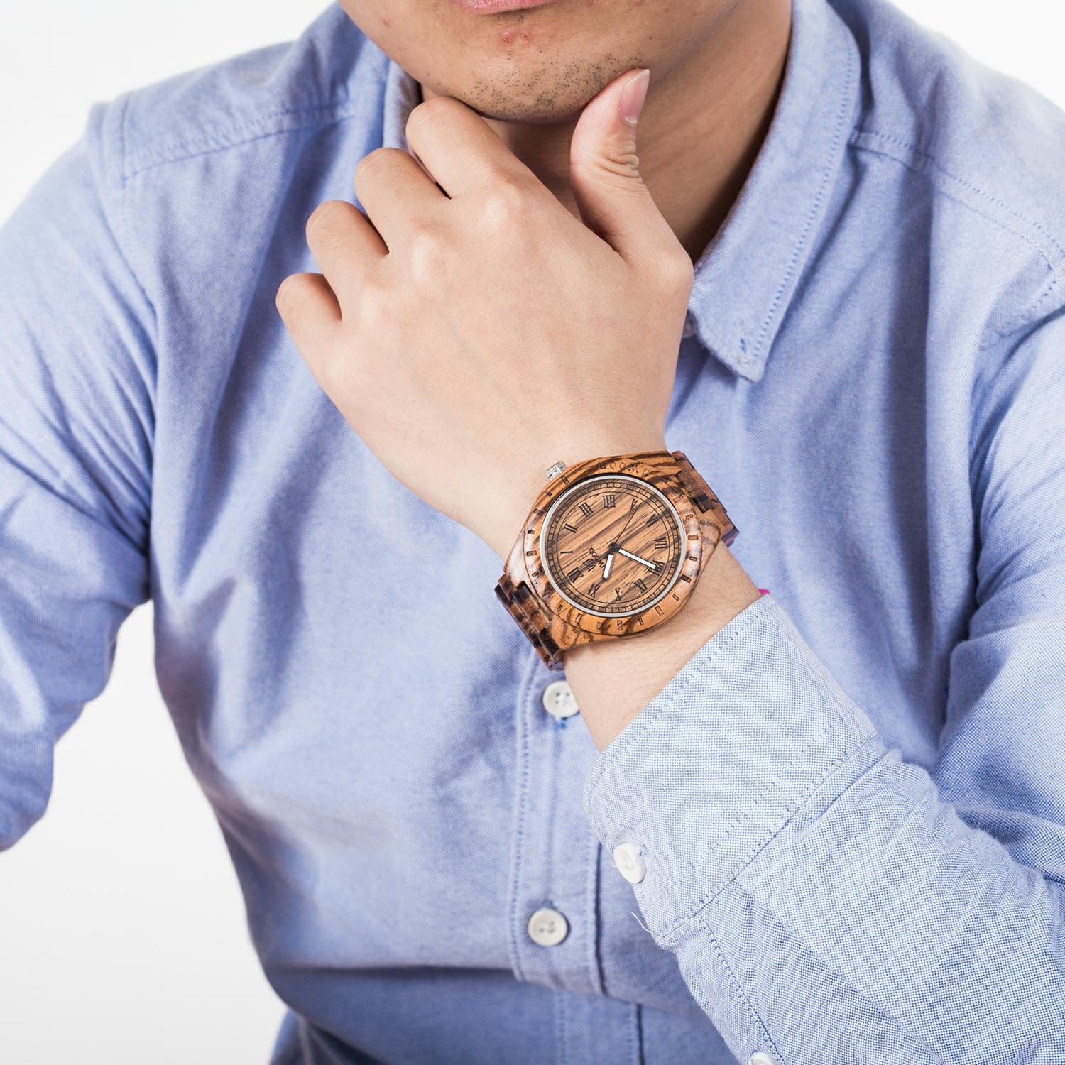Wooden Watch for Men - Stylish Wooden Timepiece