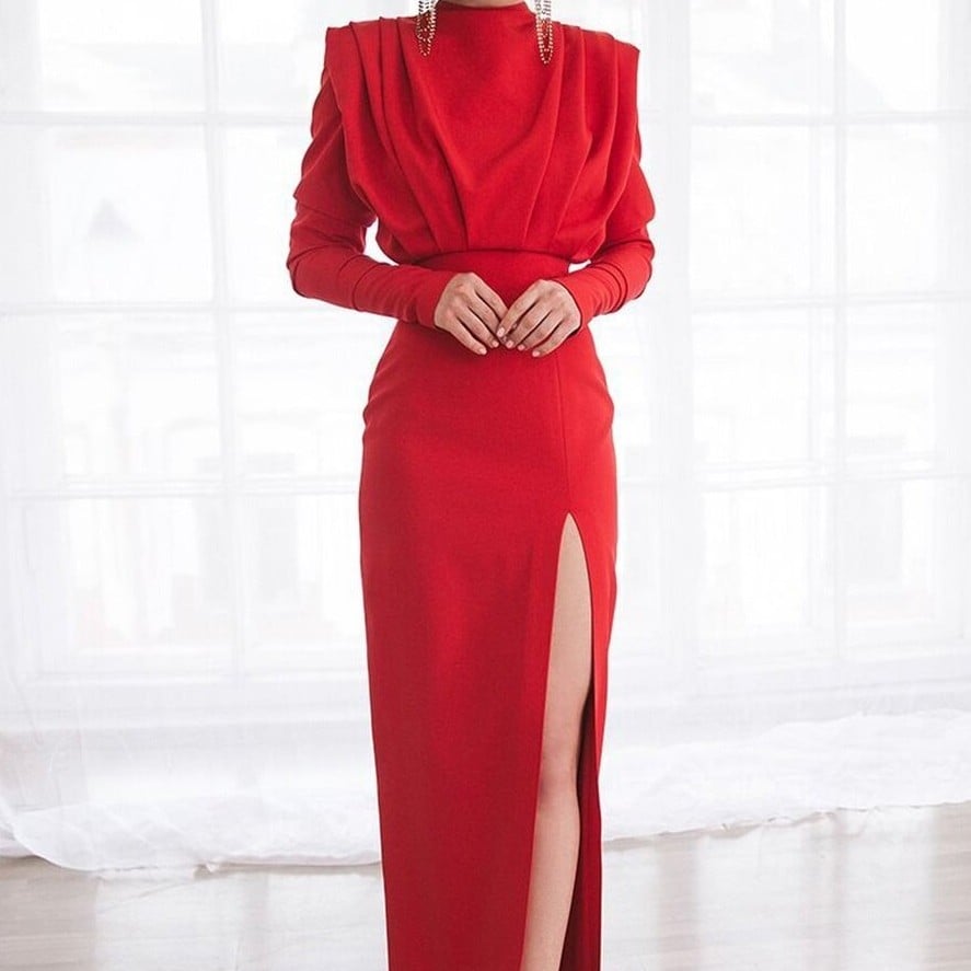 Turtleneck Pullover Dress for Summer Fashion