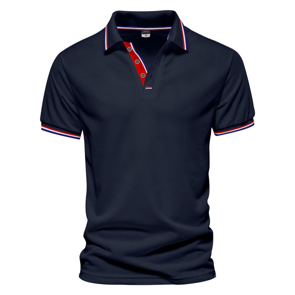 Men's Summer Polo Shirt - Business Casual Style