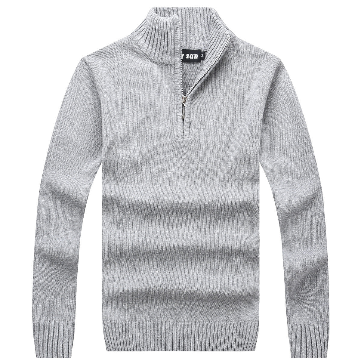 Korean Style Slim Fit Striped Knit Sweater for Men