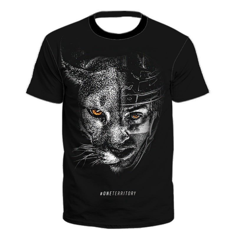 2023 Fashion 3D Printed Short Sleeve T-Shirt for Men
