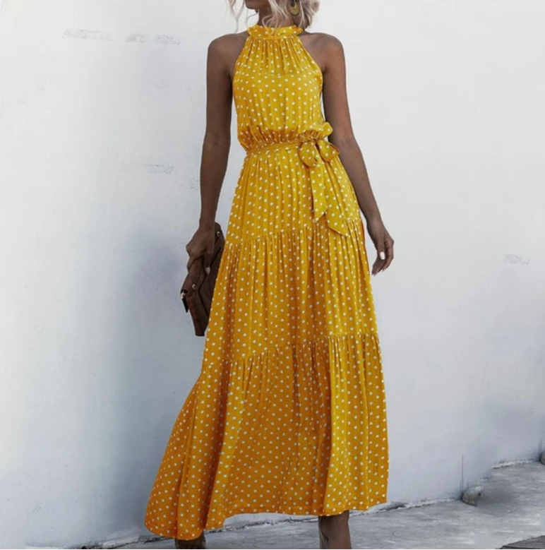 Bohemian Print Dress for Spring and Summer