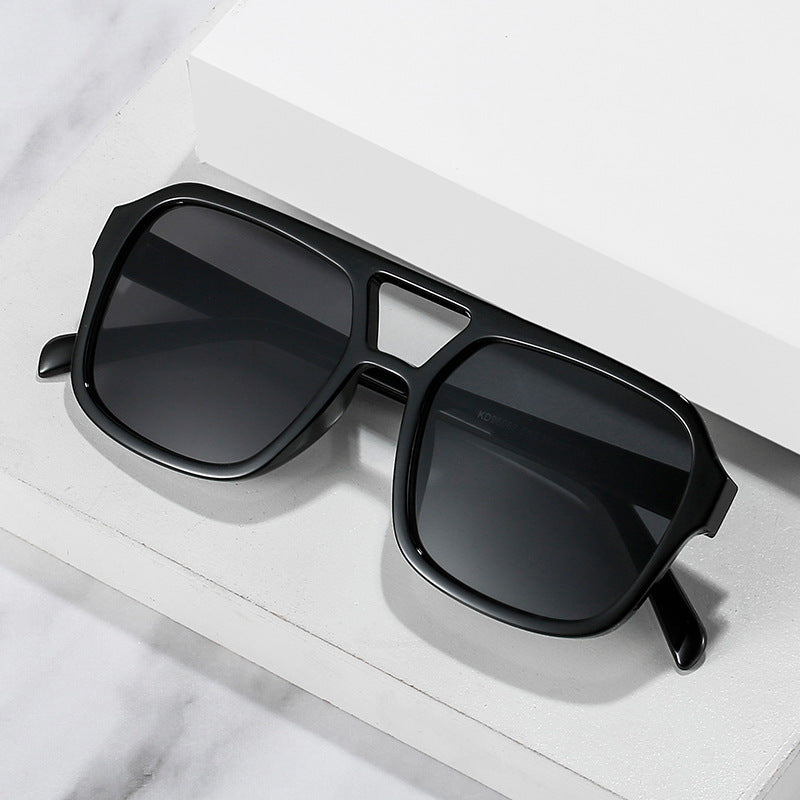 2021 Vintage Square Double Beam Sunglasses for Women