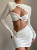 Elegant Long Sleeve Bodycon Dress for Women