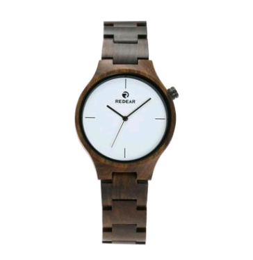 Creative Black Sandalwood Watch for Men