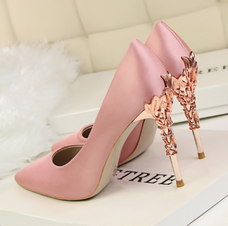 Evarisluxe Soie Royale Silk Stiletto Heel