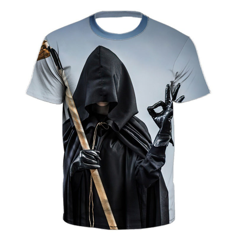 2023 Fashion 3D Printed Short Sleeve T-Shirt for Men