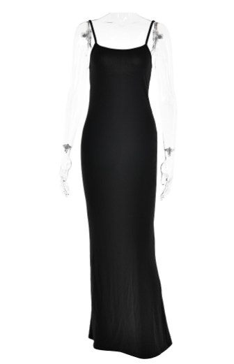 Slim-Fitting Patchwork Dress for Women