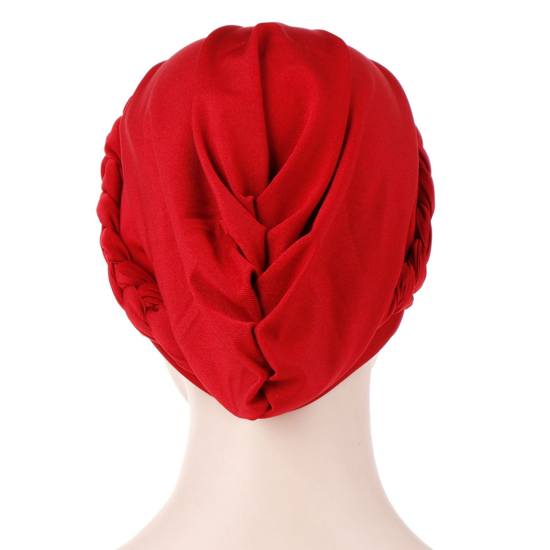 Single Color Gold Pearl Whip Cap for Muslim Headscarf