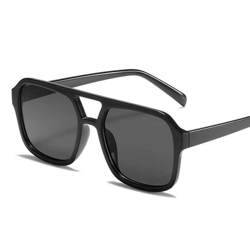 Vintage Oversized Yellow Sunglasses for Women