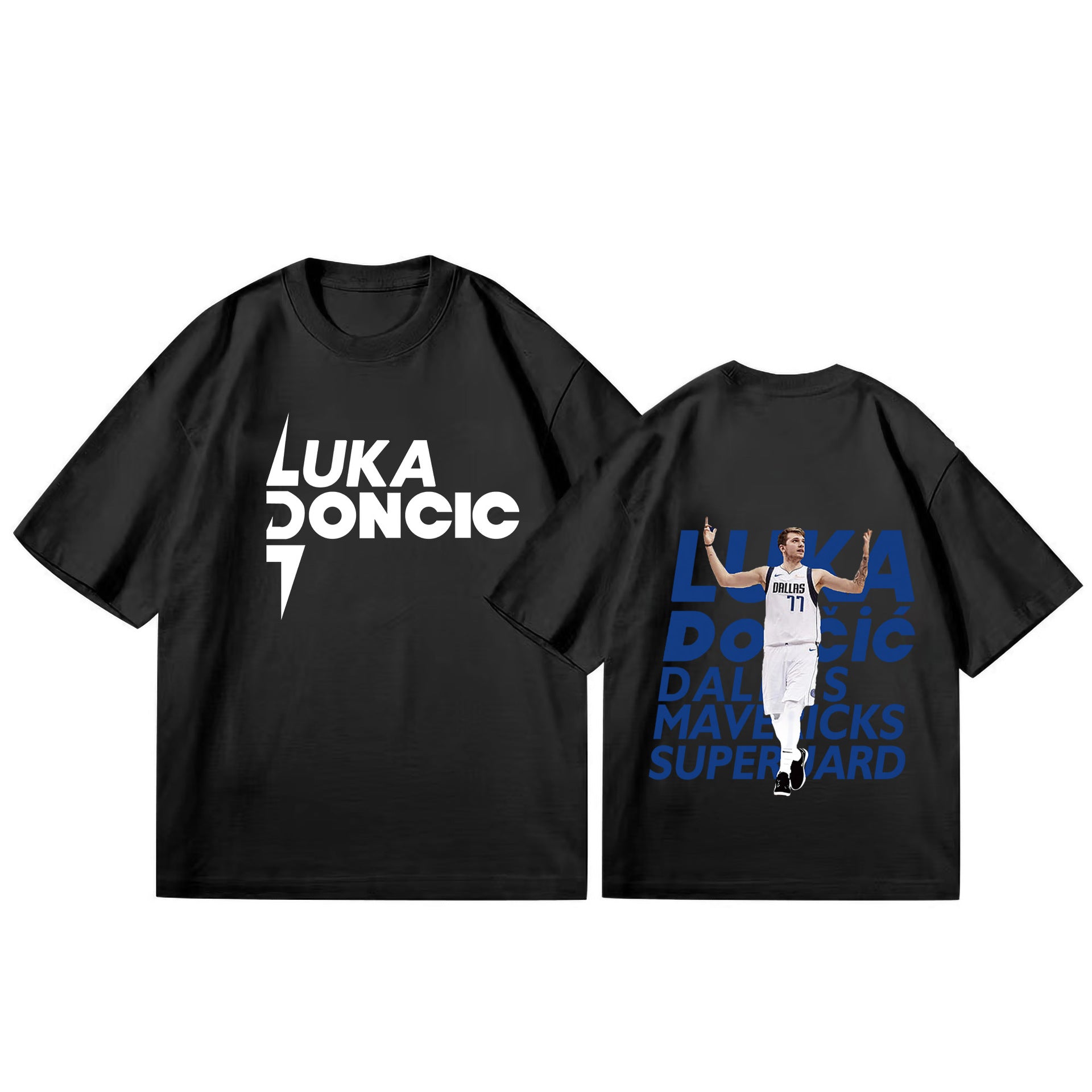 Casual Cotton T-shirt with Alphabetical Print for Men