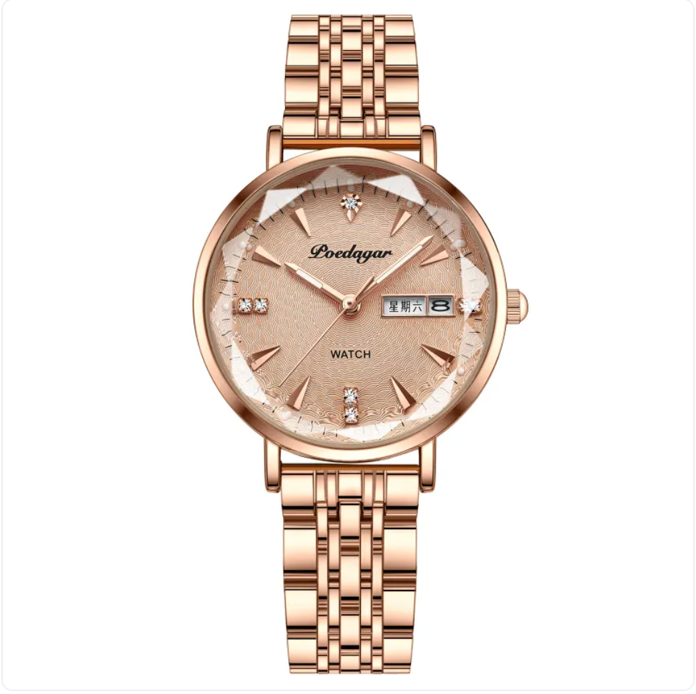 The Calendrier Dual-Display Quartz Watch | Evarisluxe