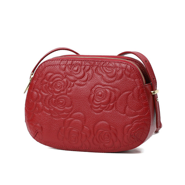 Ladies Luxury Genuine Leather Messenger Tote Bag 2022