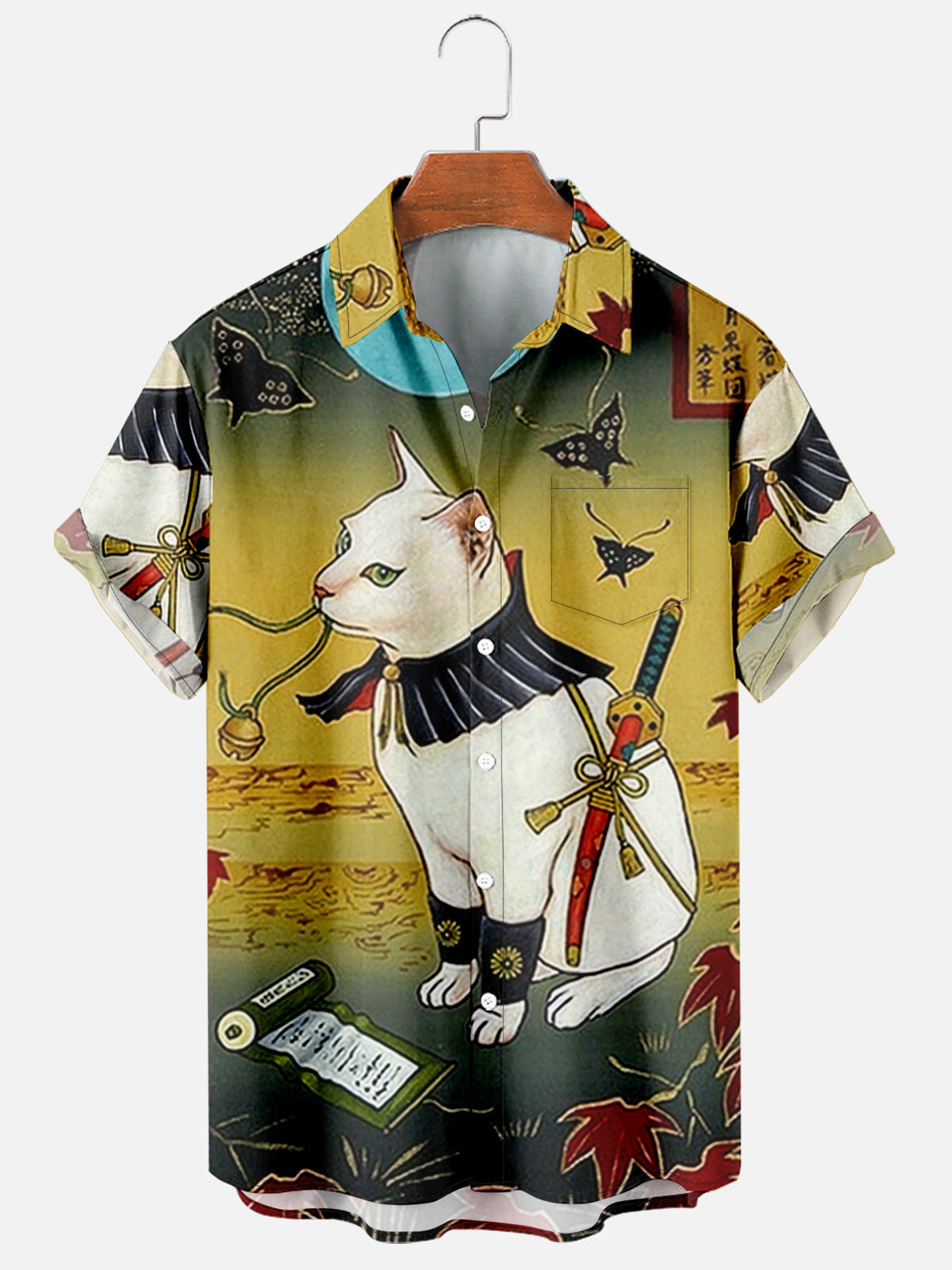 2023 Retro Style Men's Hawaiian Shirt for Summer