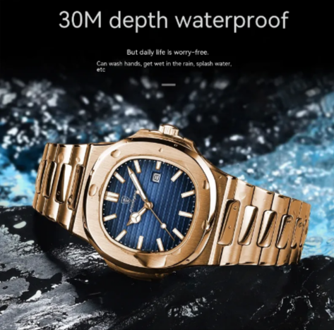 Ultra-thin Waterproof Quartz Watch
