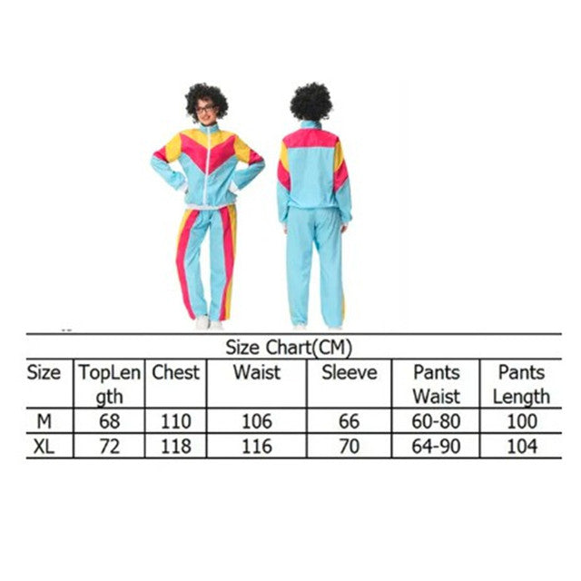 80s 90s Vintage Colorful Jacket for Women Cosplay Outfit