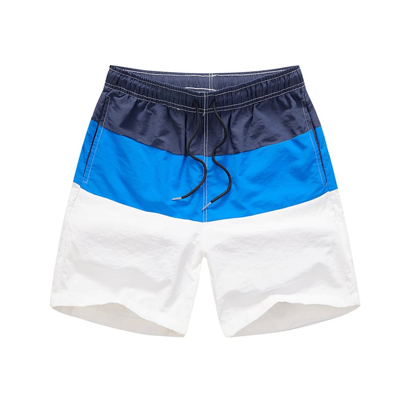 Clash Color Quick-Dry Loose Beach Pants for Men