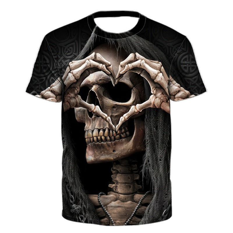 2023 Fashion 3D Printed Short Sleeve T-Shirt for Men