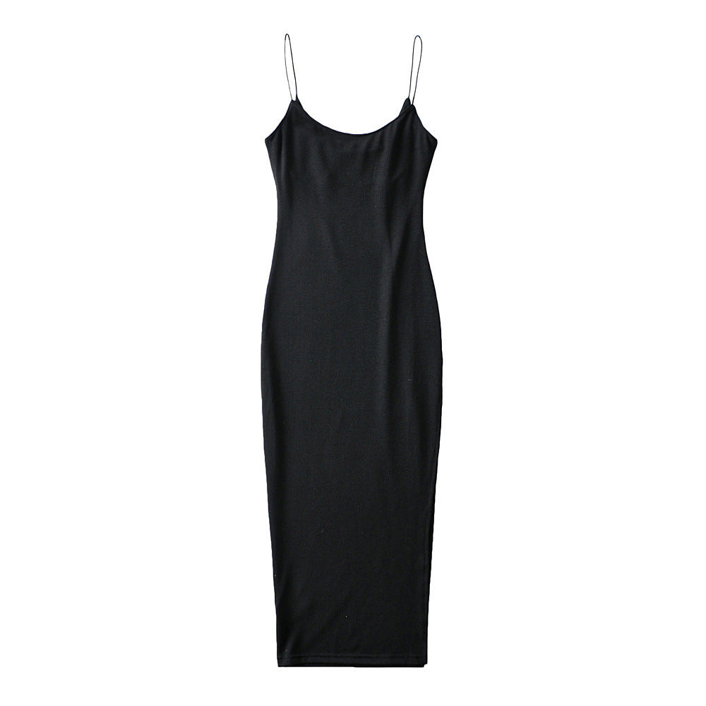 Slim Fit Side Split Dress for Women