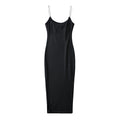 Slim Fit Side Split Dress for Women