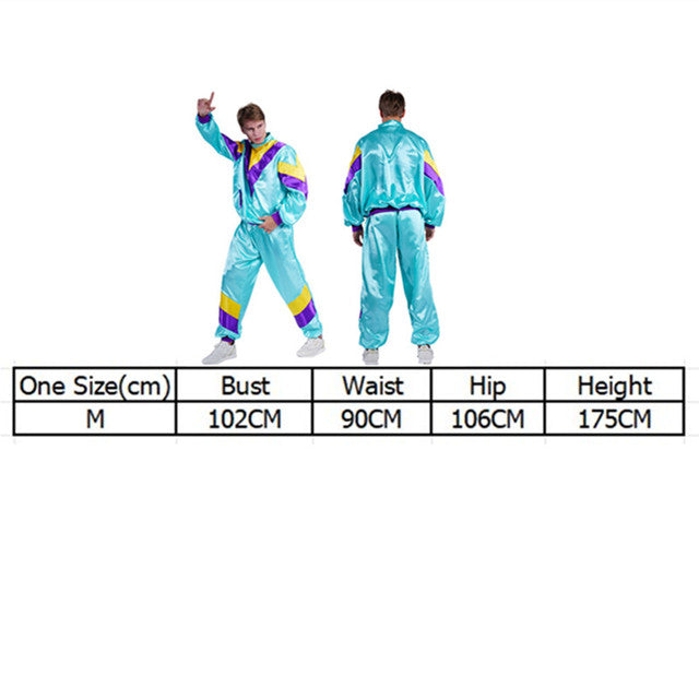 80s 90s Vintage Colorful Jacket for Women Cosplay Outfit