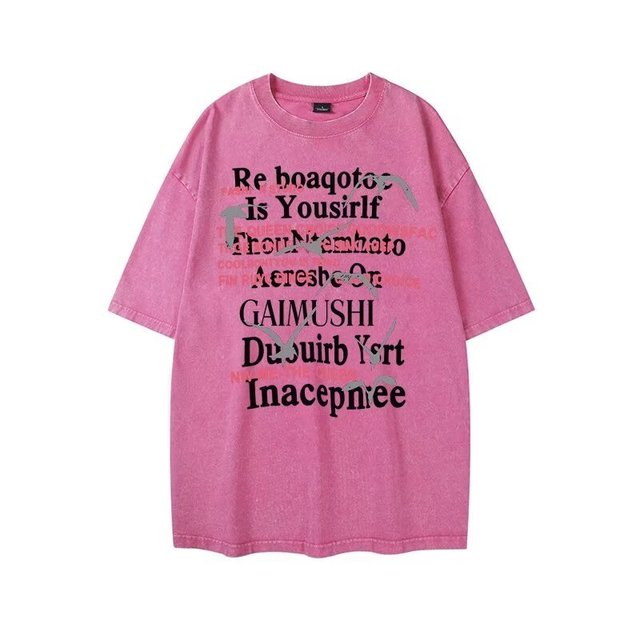 ZAZOMDE Retro American T-Shirt for Men and Women, Y2K