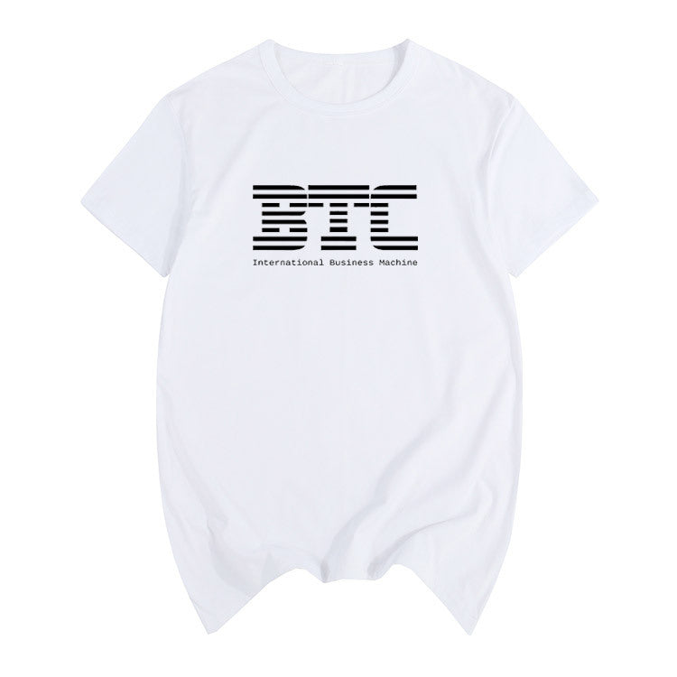 BTC Bitcoin Unisex Short Sleeve T-Shirt