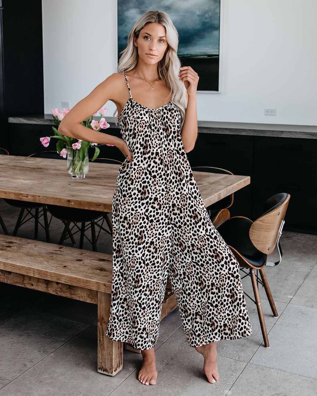Summer Sexy Spotted Print Jumpsuit for Women