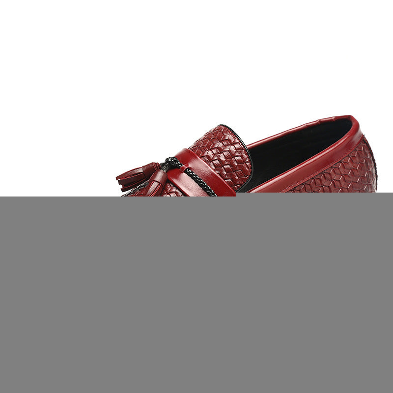 Fringe Leather Shoes for Men - British Style Loafers