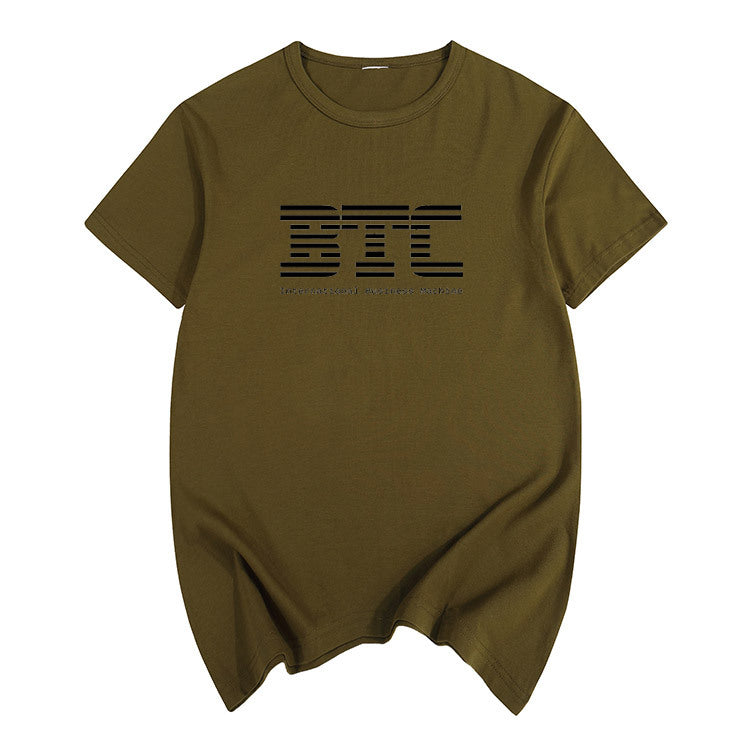 BTC Bitcoin Unisex Short Sleeve T-Shirt