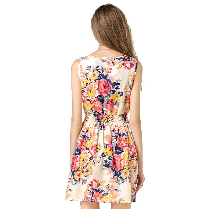 Evarisluxe Chiffon Sleeveless Strap Dress