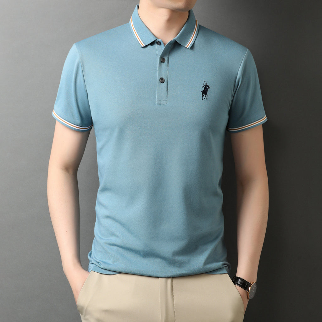 Yacht 2023 Summer Men's Short Sleeve Polo Shirt