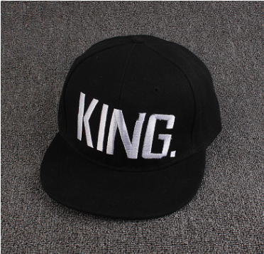 King Queen Letter Couples Baseball Caps for Outdoors