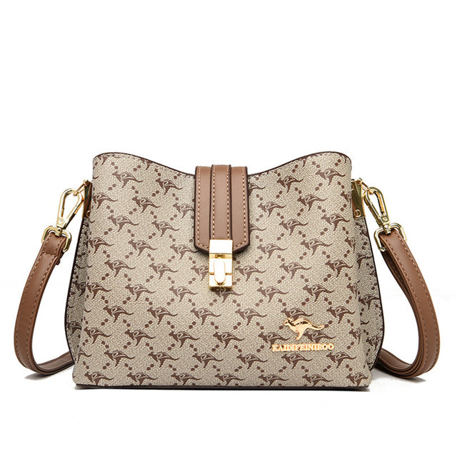 Evarisluxe Grand Capacité Cowhide Tote