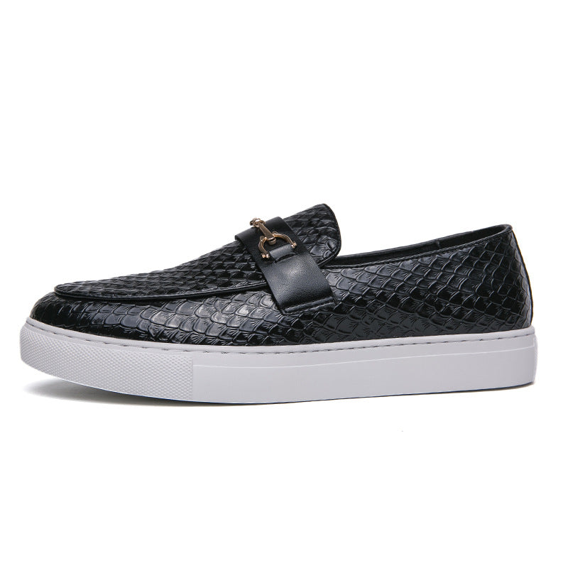 Double Pin Buckle Loafers - British Leather Shoes