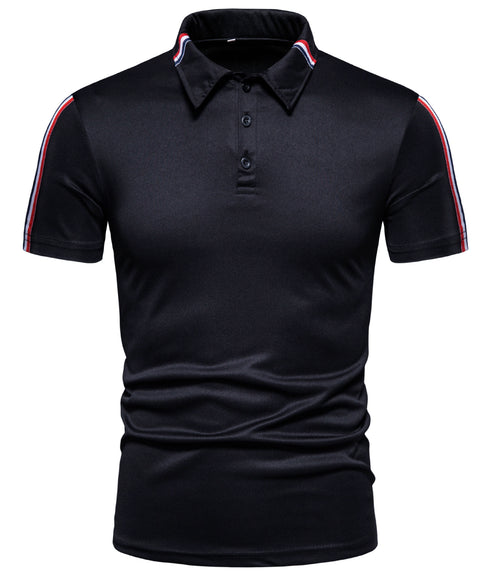 2023 Summer Men's Fashion Short Sleeve Polo Shirt