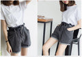 High-Waisted Denim Shorts for Women - Summer Style