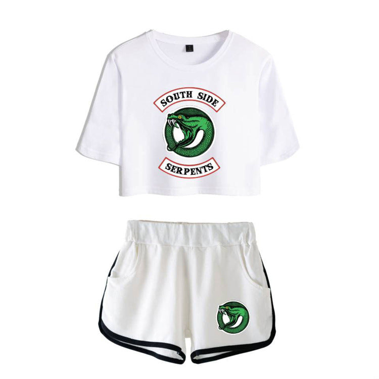 Riverdale Summer Women's Short Sleeve & Shorts Set