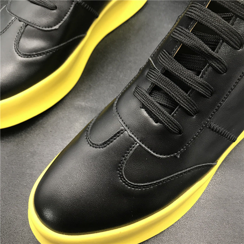 Fashionable Thick-soled High-top Casual Sneakers for Men