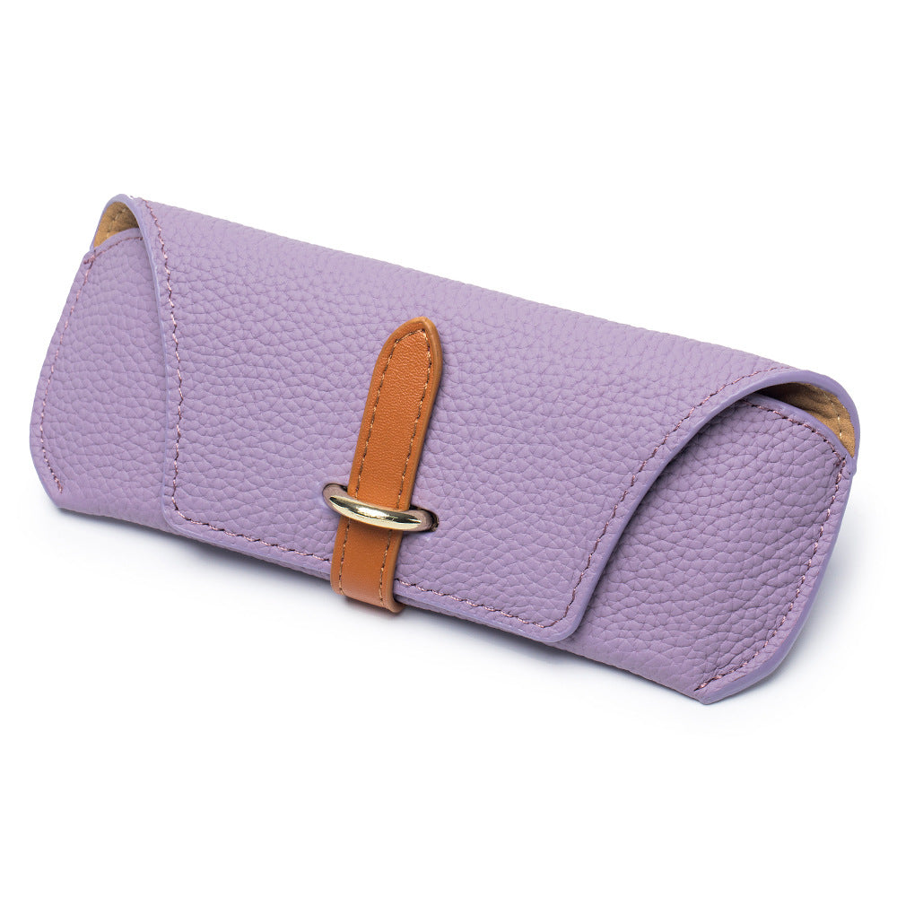 Creative Portable Leather Sunglasses Case for Men & Women