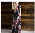 Spring Summer Long Sleeve Floral Print Dress