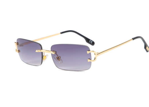 Square Frameless Sunglasses for Women - Trendy Style