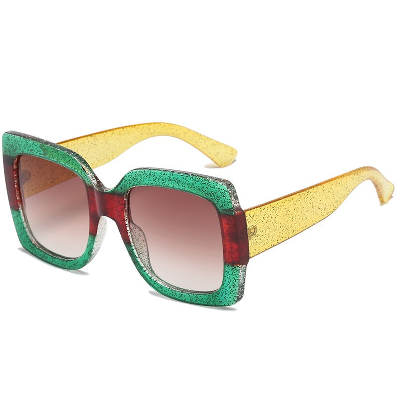 Evarisluxe Tri-Color Frame Sunglasses