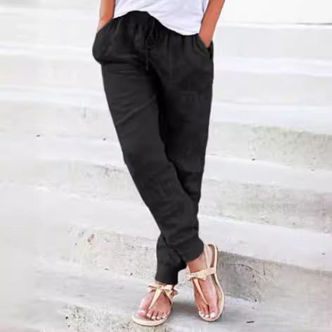 2023 Summer Urban Casual Cotton Pants for Women