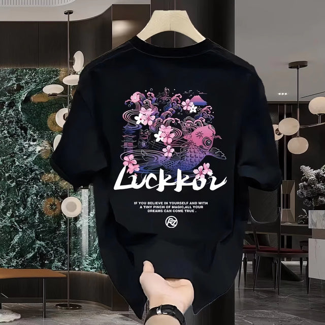 2024 Trend Luxury Brand Graphic Cotton T-Shirt for Men